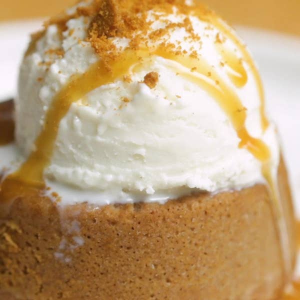 Cookie Butter Lava Cakes