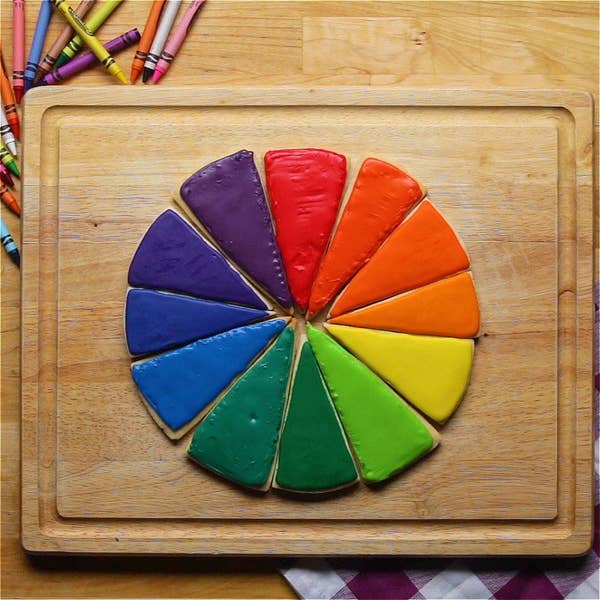 Color Wheel Cookie Puzzle