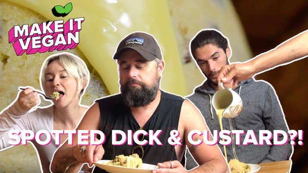 Vegan Spotted Dick & Custard