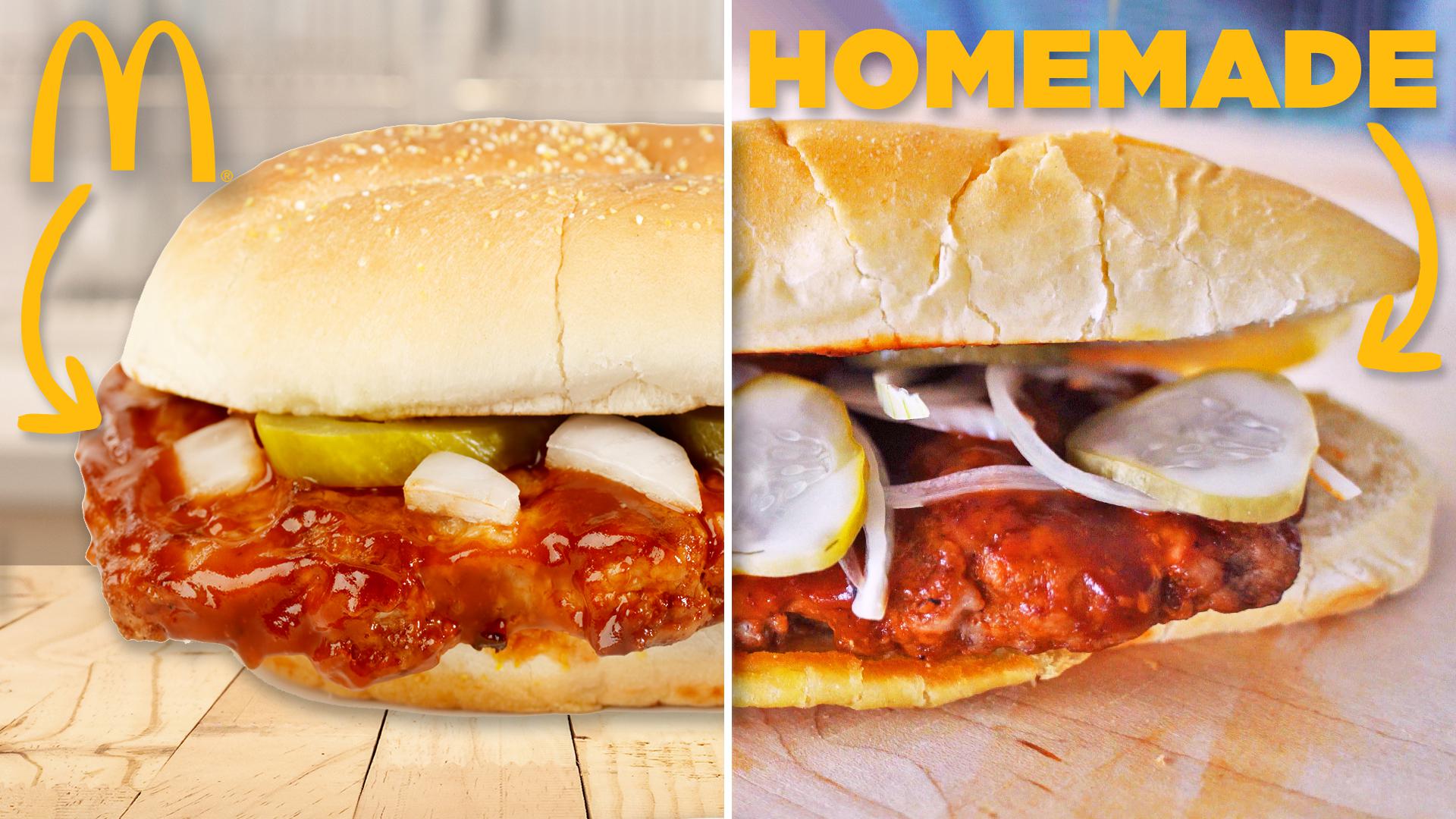 Can This Chef Recreate The Discontinued McDonald's McRib?