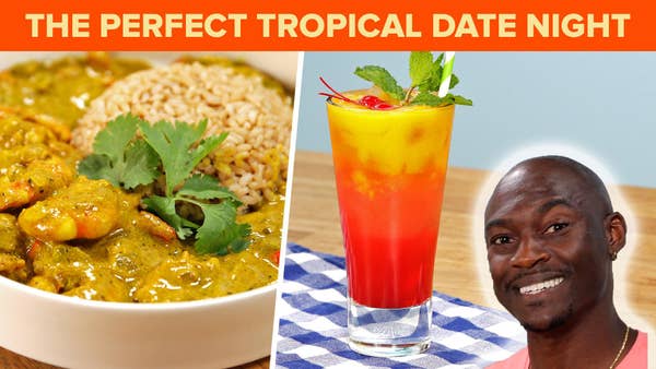 How To Make The Perfect Tropical Dinner For a Virtual Date Night