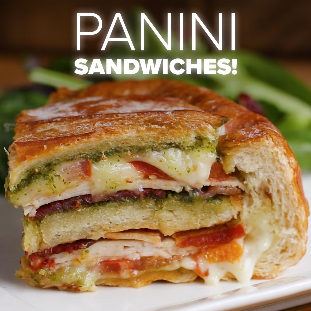 Panini Sandwich 4 Ways | Recipes
