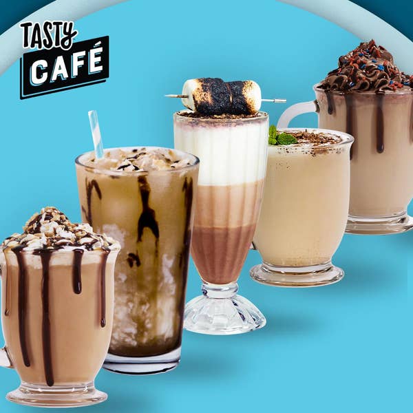 Tasty Café Candy Bar Drinks Compilation