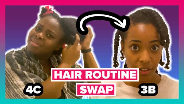 BuzzFeed Video - Black Women Swap Wash Day Routines