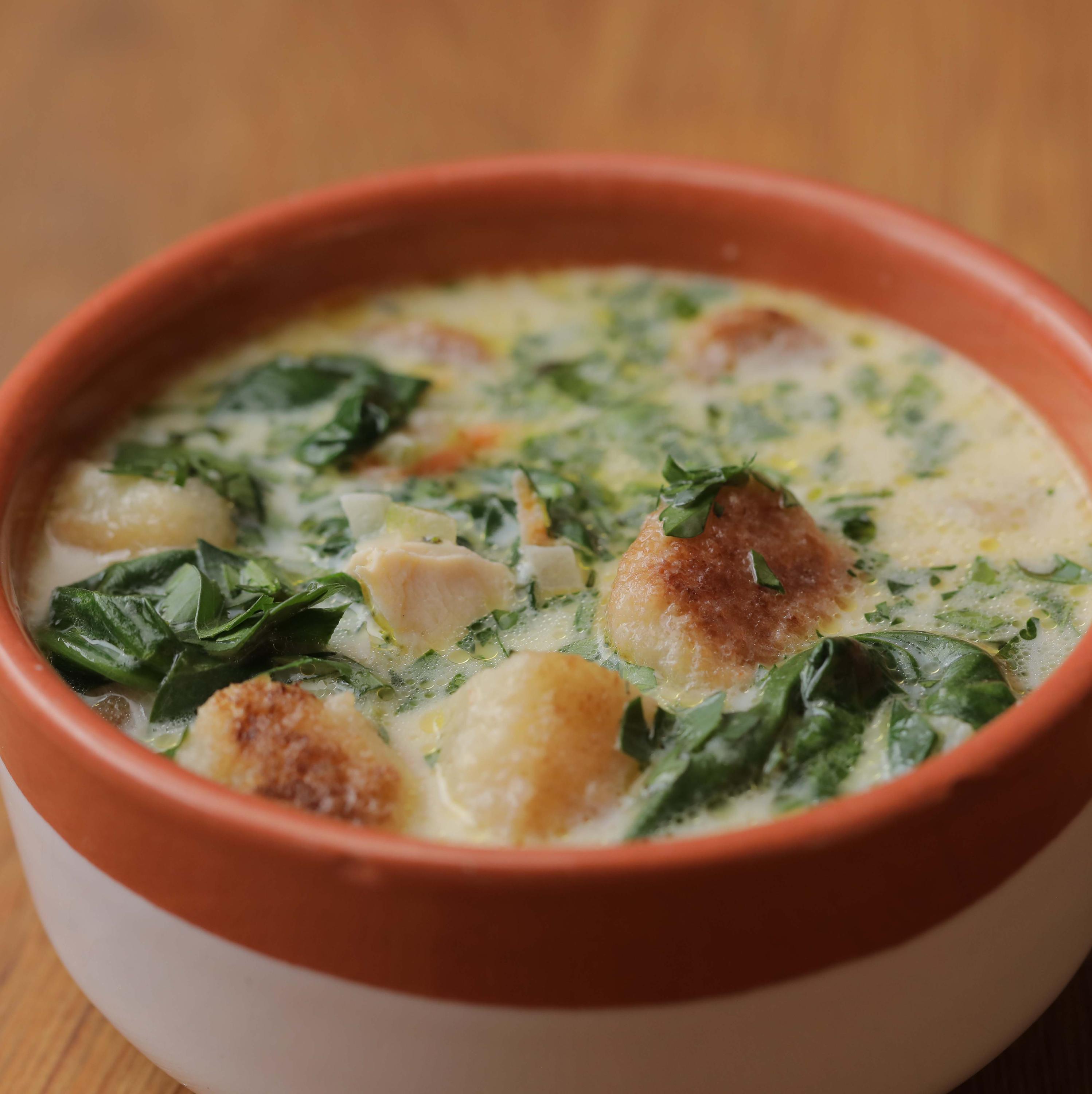Chicken & Cauliflower Gnocchi Soup Recipe by Tasty image