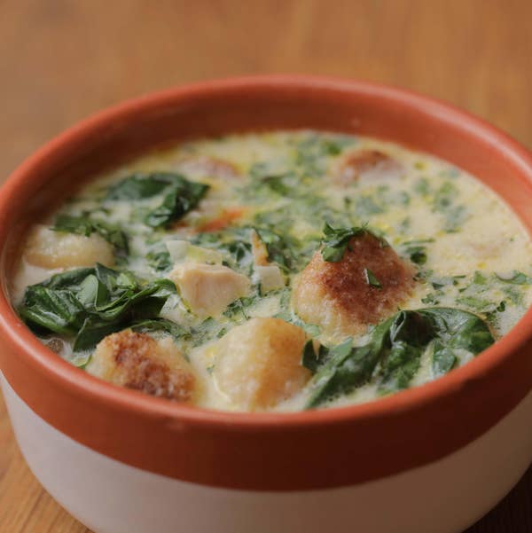 Chicken & Cauliflower Gnocchi Soup