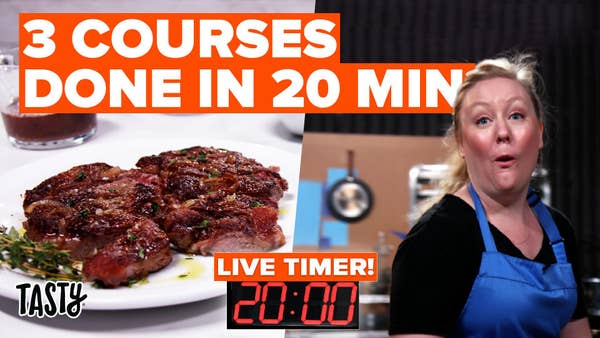 Classic Steakhouse Dinner 20 Minute Challenge