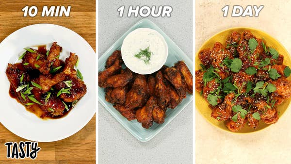 10-Minute Vs. 1-Hour Vs. 1-Day Chicken Wings