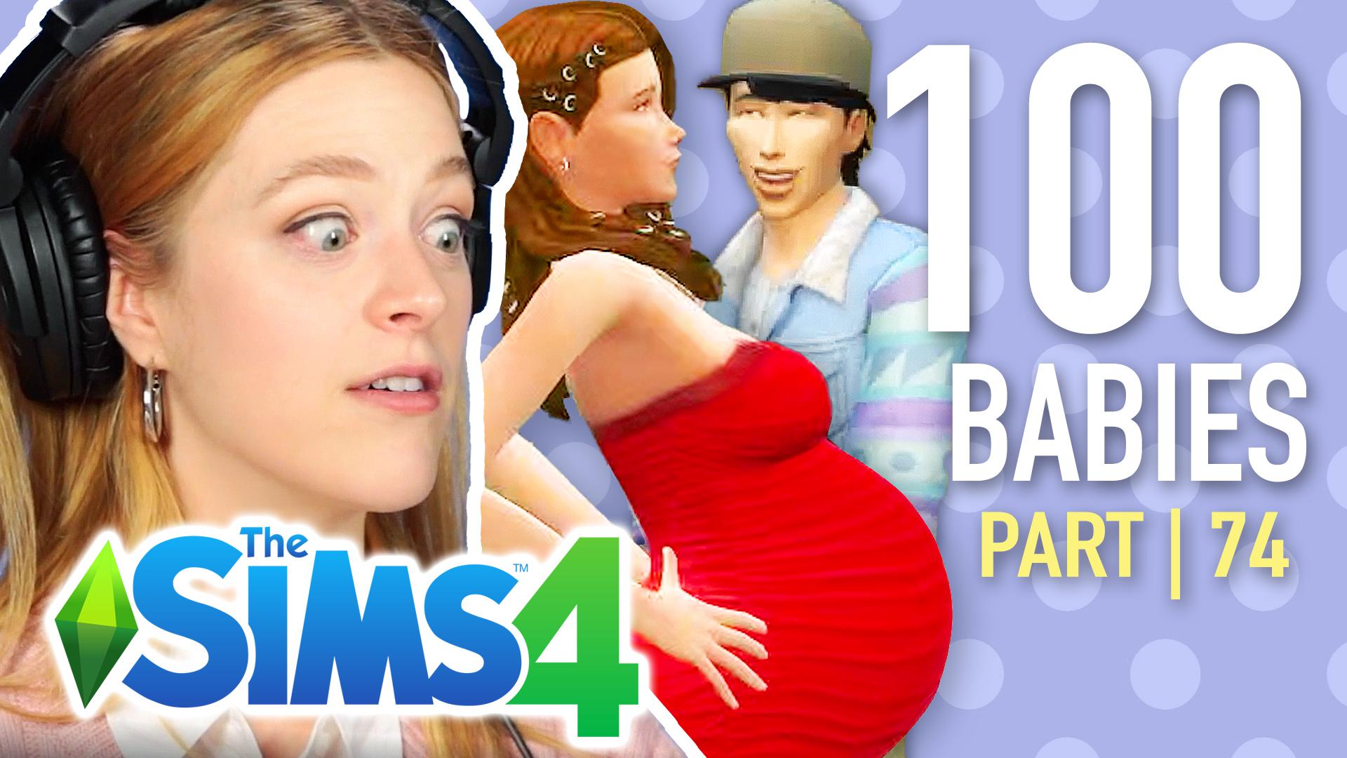 Kelsey and her Sims characters.