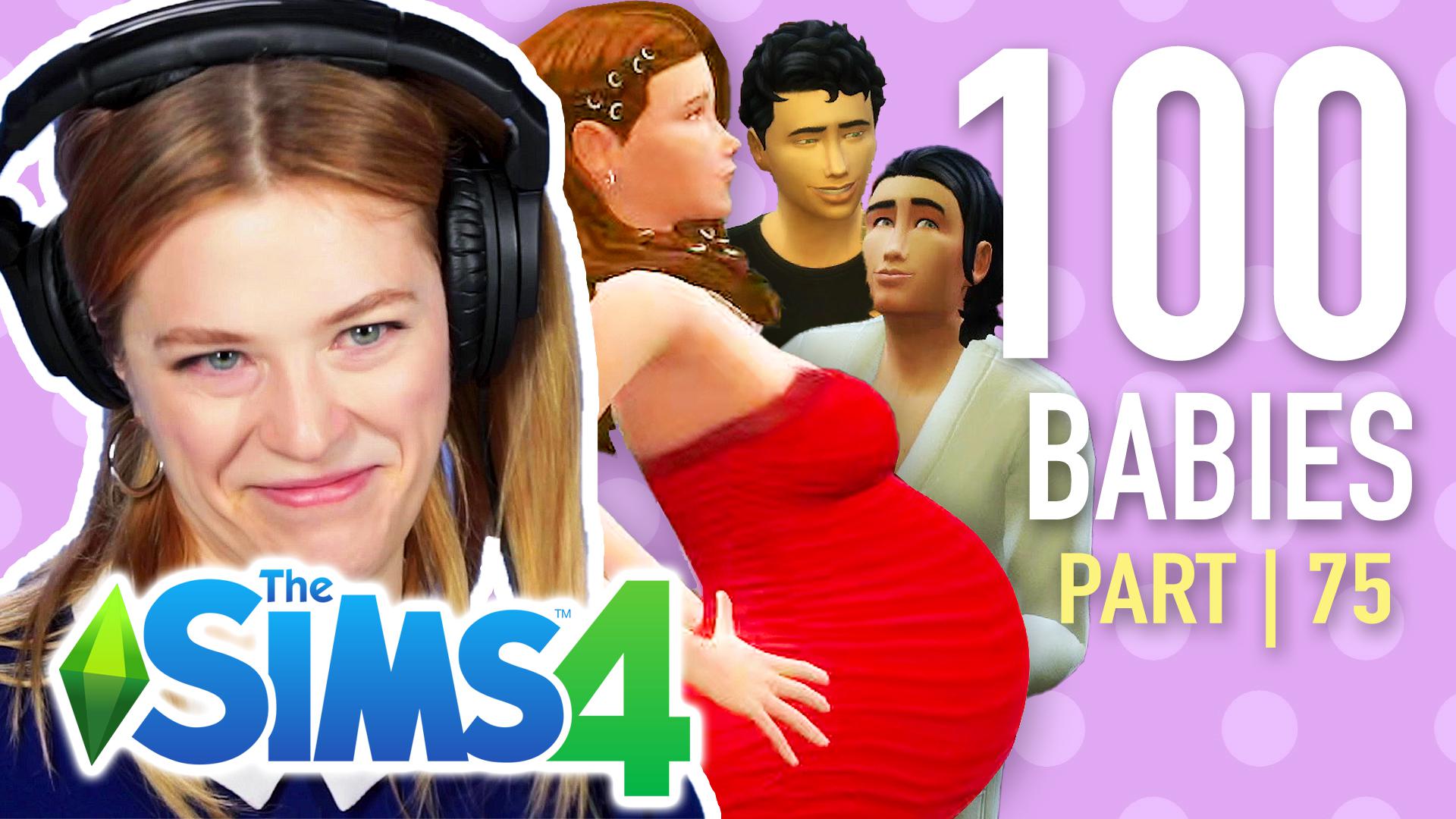 Kelsey and her Sims characters.