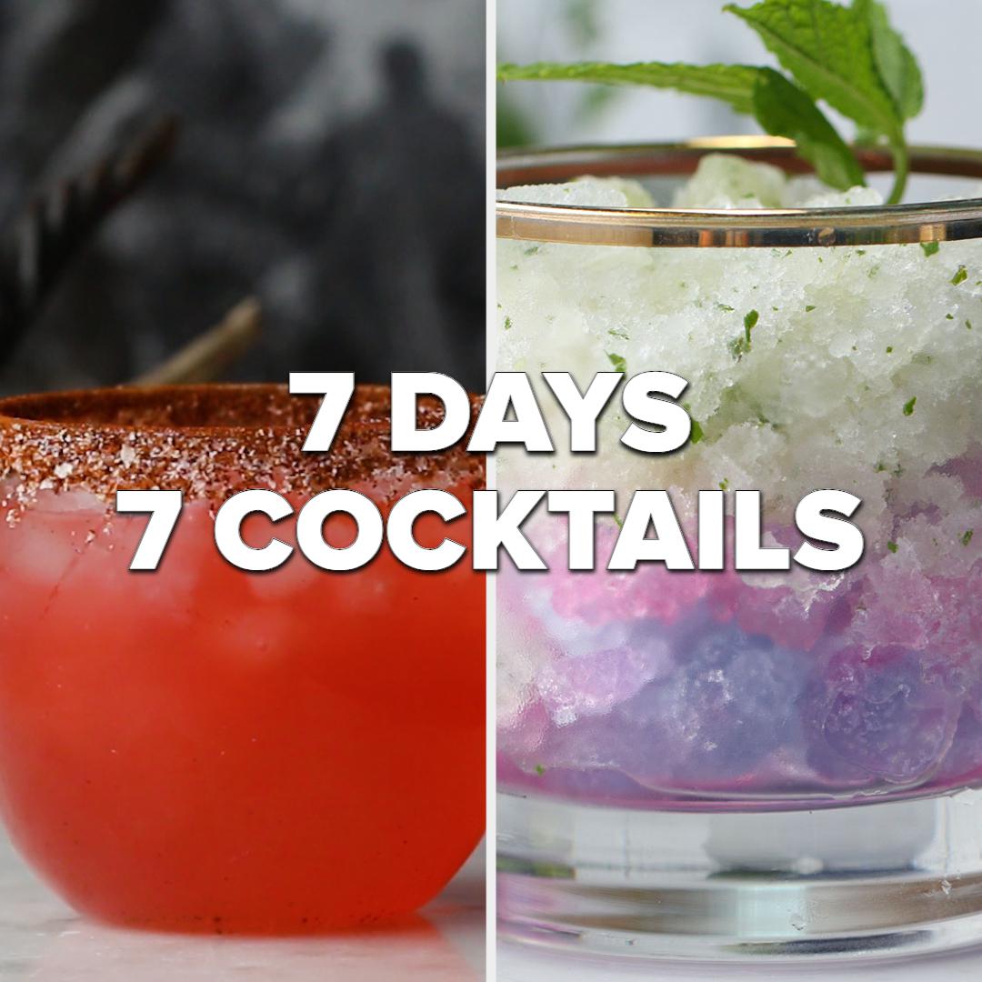 Cocktails For Each Day Of The Week Recipes