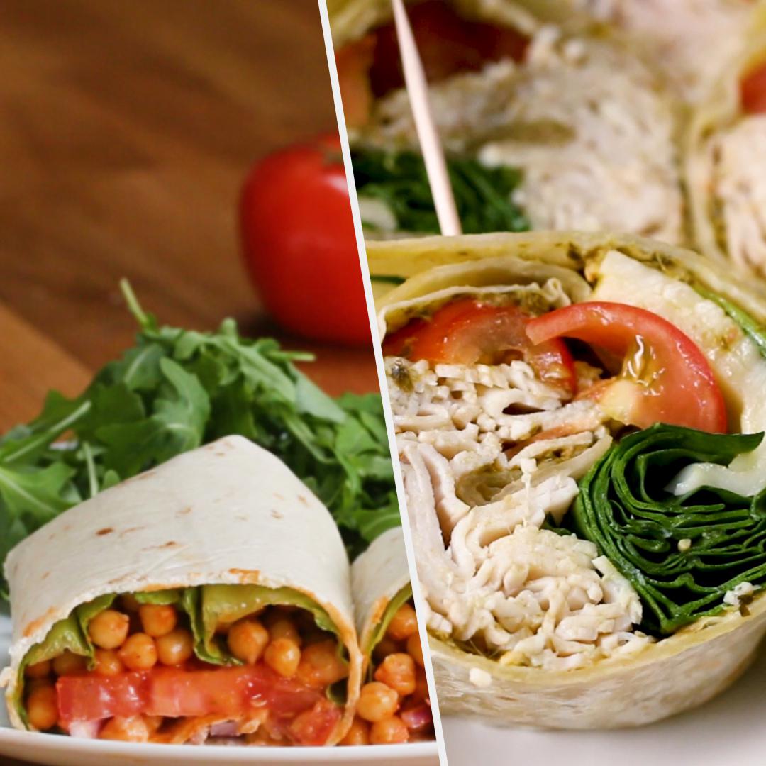 Easy-To-Eat Wraps For When You're On The Go | Recipes