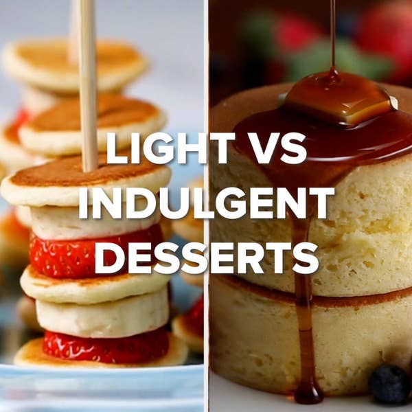 Light vs Indulgent Dessert Recipes