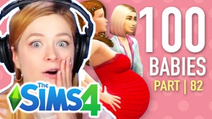 Kelsey looks shocked in front of Sims characters.