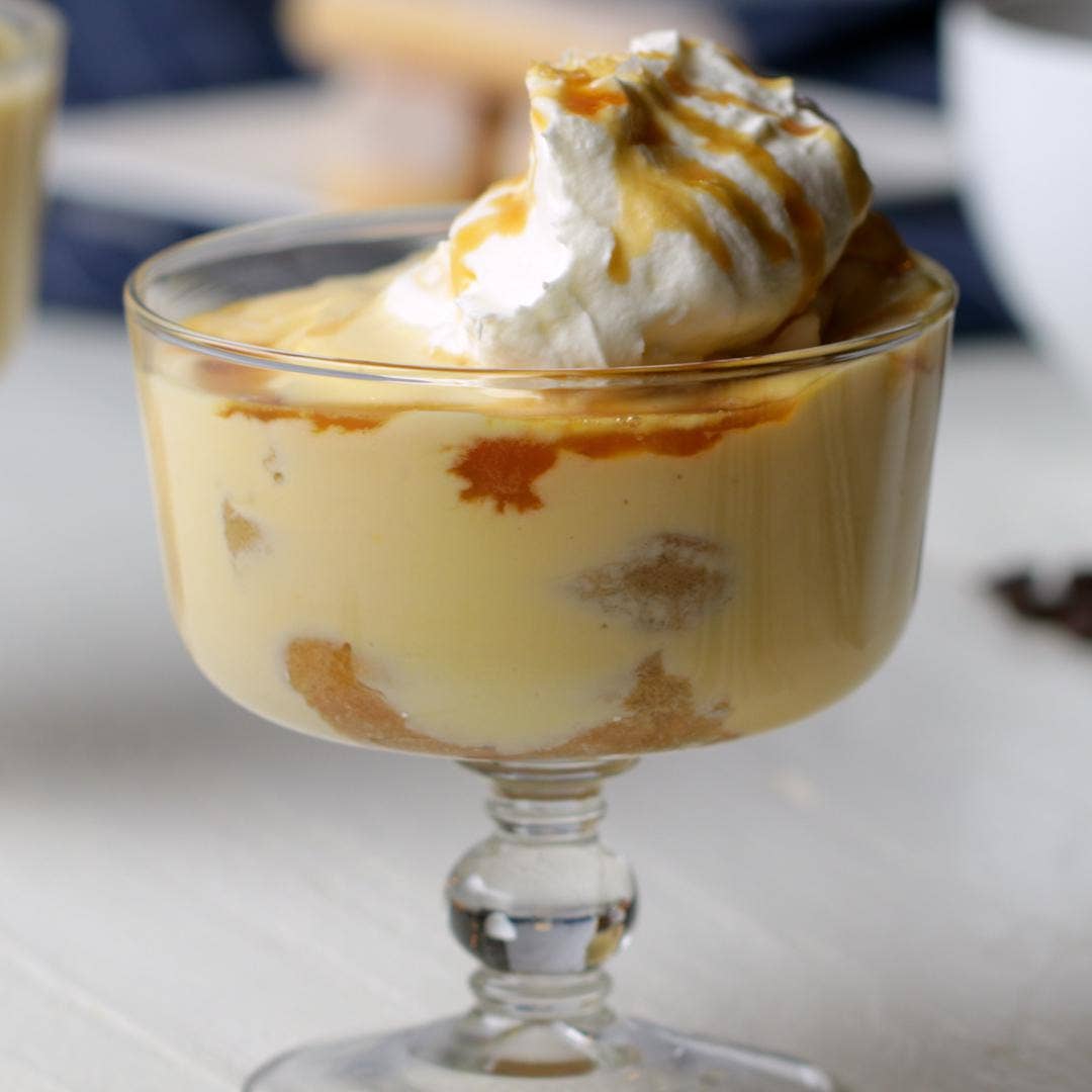 Salted Caramel Macchiato Tiramisu For Two Recipe By Tasty