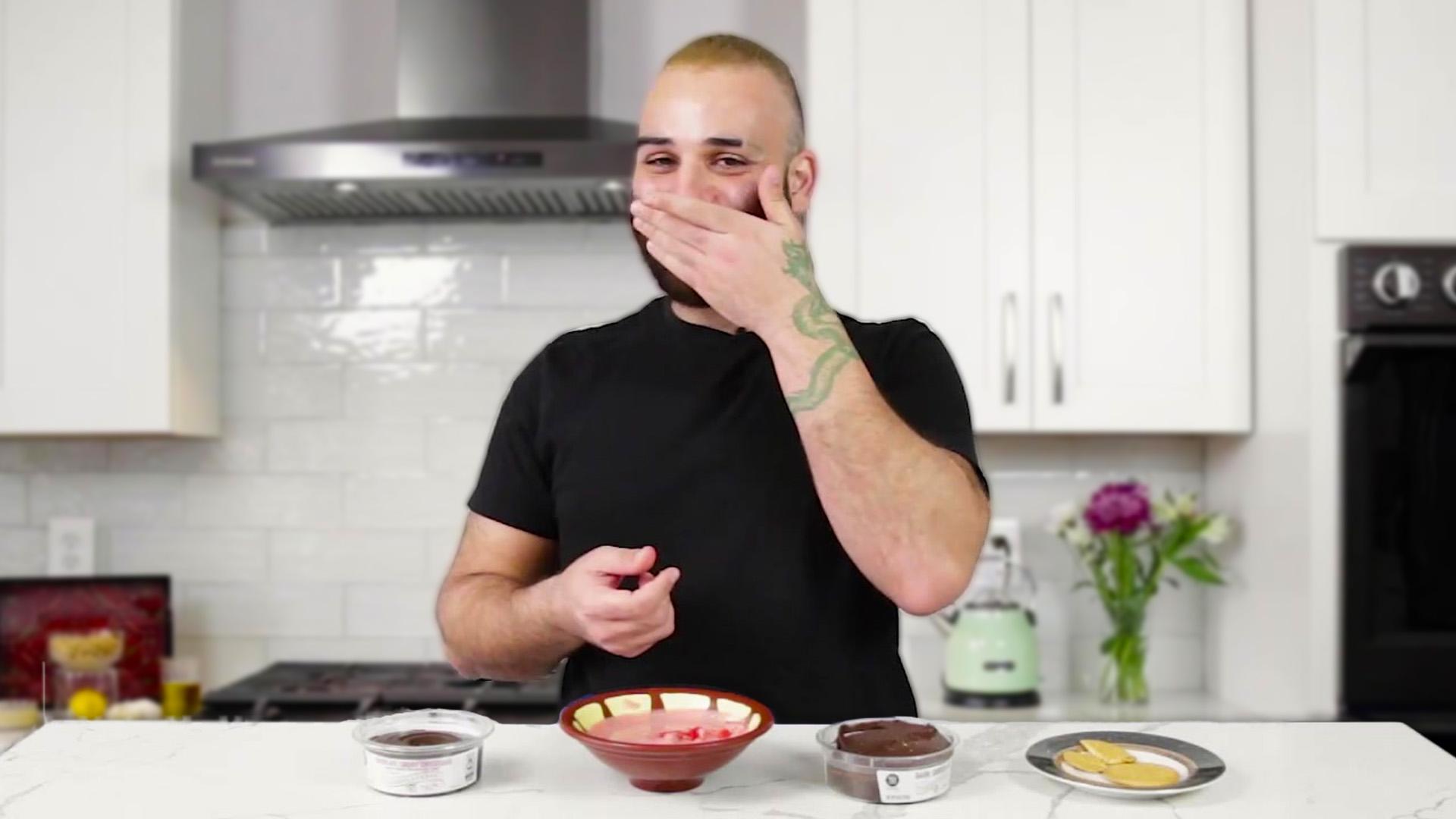 Michael reacts to three dessert hummus