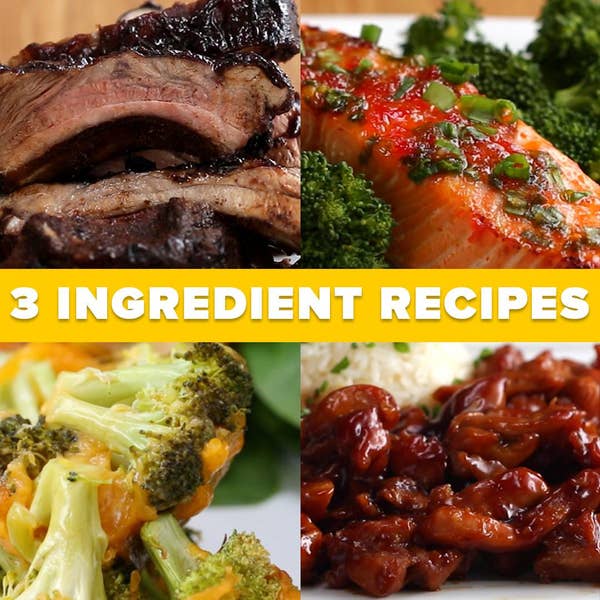 3 Ingredient Recipes For An Entire Week
