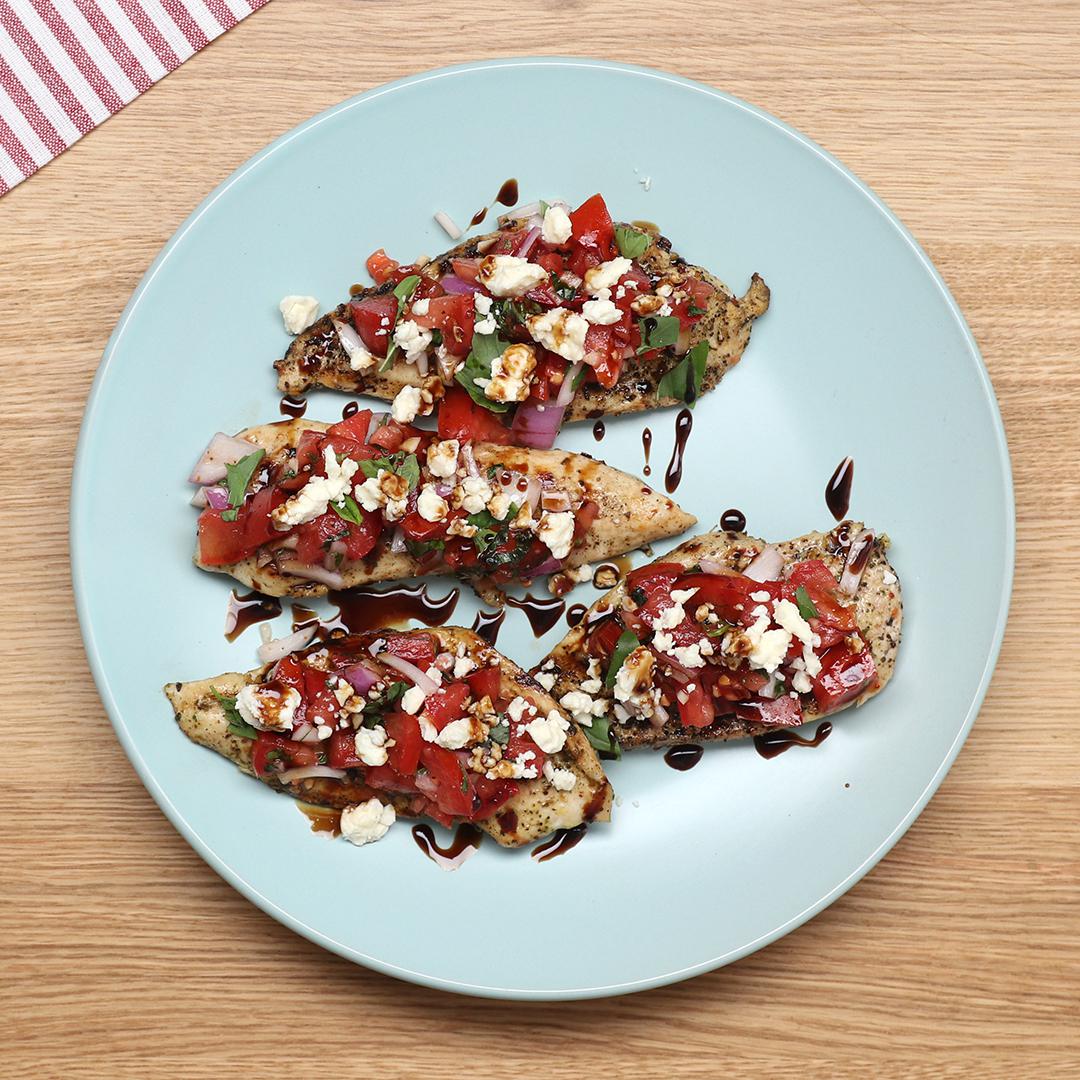 Bruschetta Grilled Chicken Recipe by Tasty image