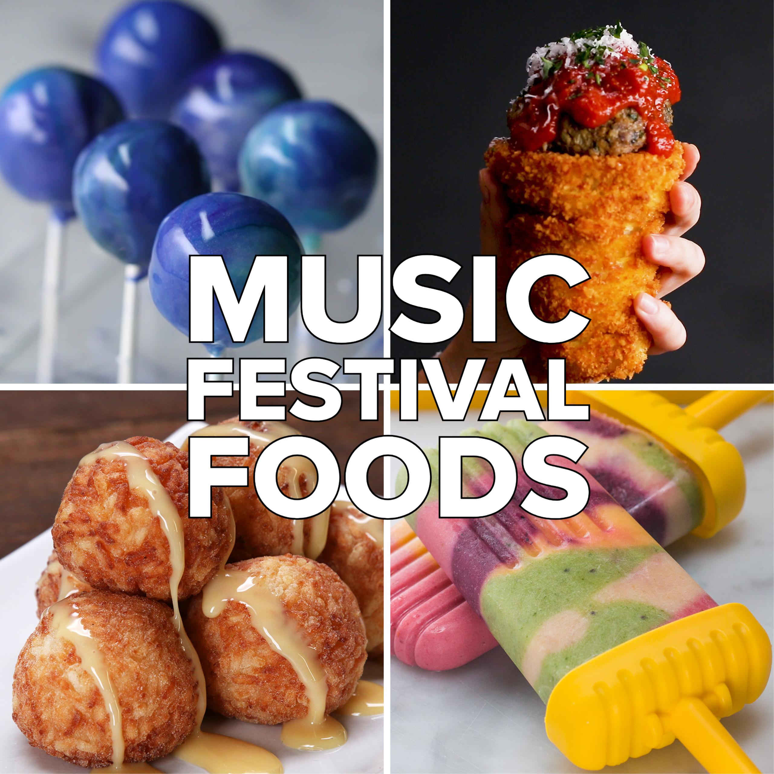 music festival foods