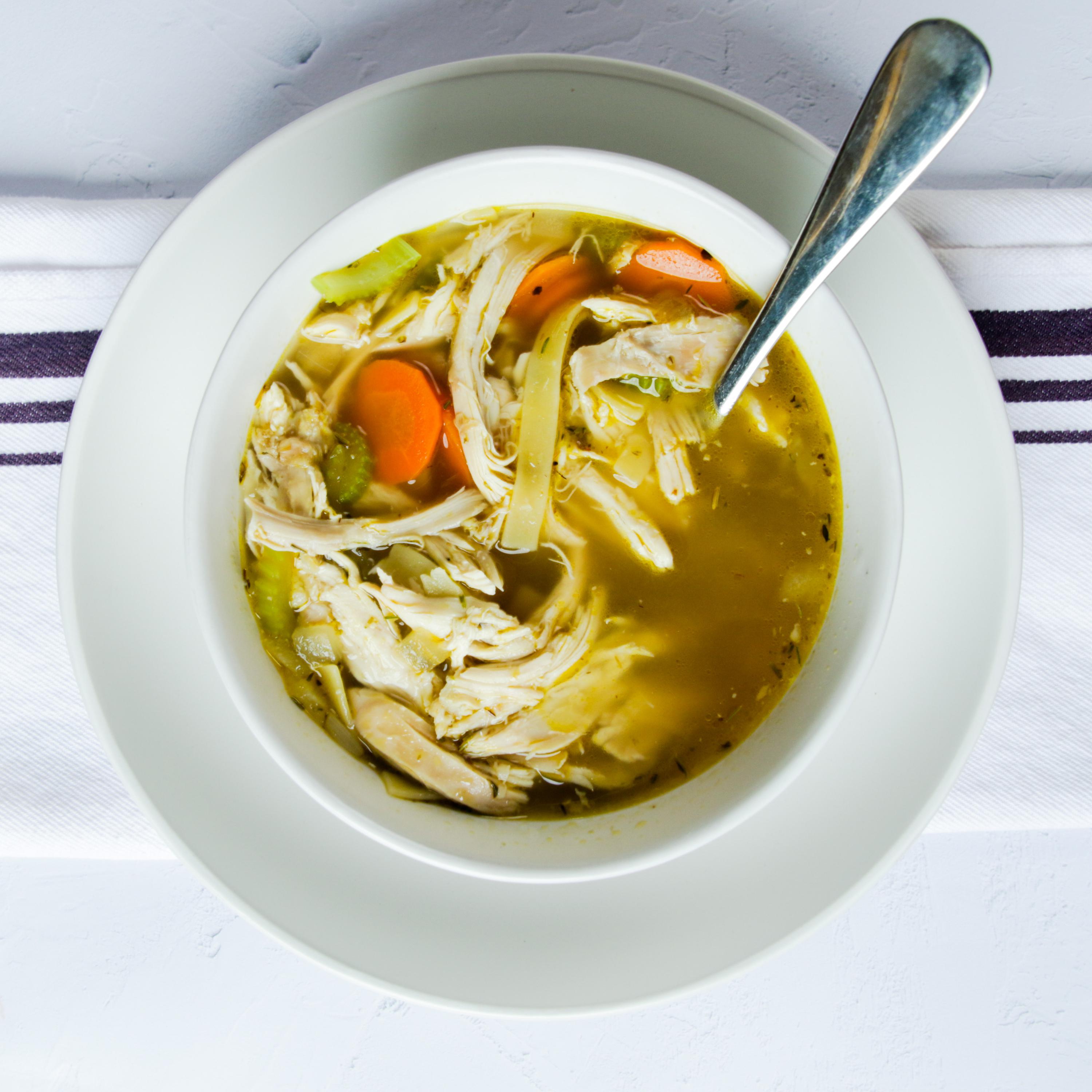 Instant Pot Chicken Noodle Soup Recipe by Tasty image