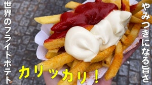 韩国版的弗里斯（Fries）是龙卷风马铃薯（Tornado Potot），荷兰版本的洋葱和炸薯条上都有洋葱和酱汁。