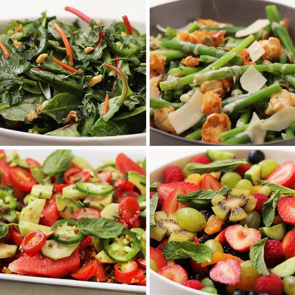 Summer Salads 4 Ways