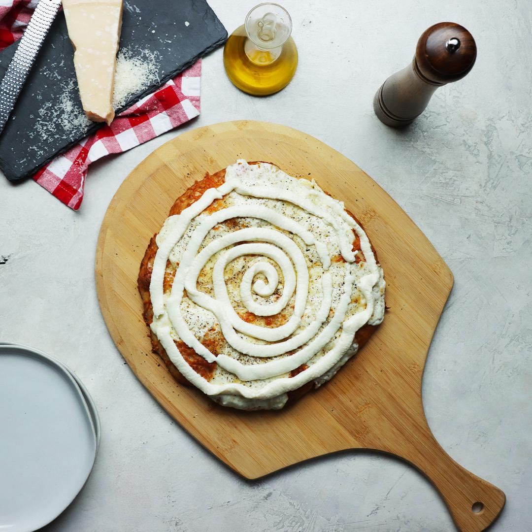 Cacio E Pepe Pizza Recipe by Tasty image