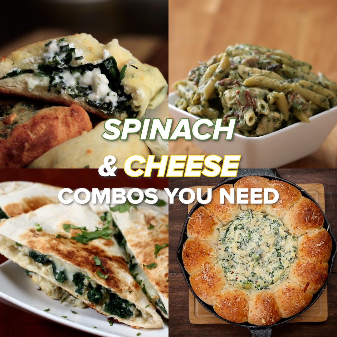 Spinach ALWAYS Tastes Better With Cheese | Recipes