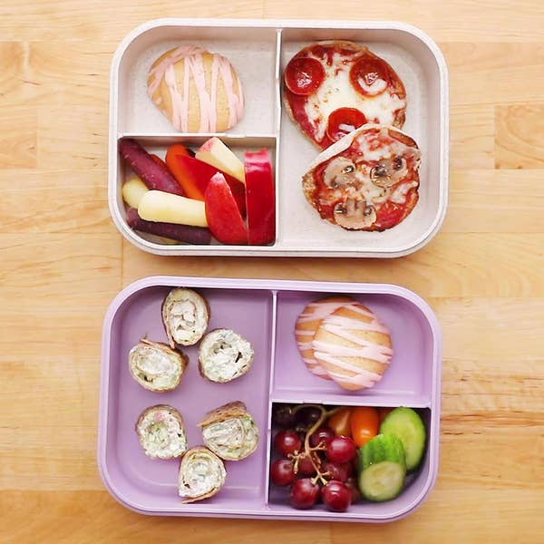 2 Easy Homemade School Lunches