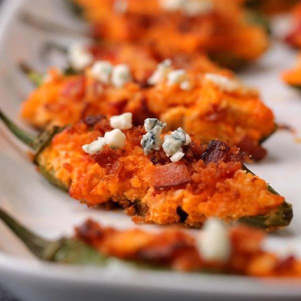 Buffalo Chicken Jalapeño Poppers