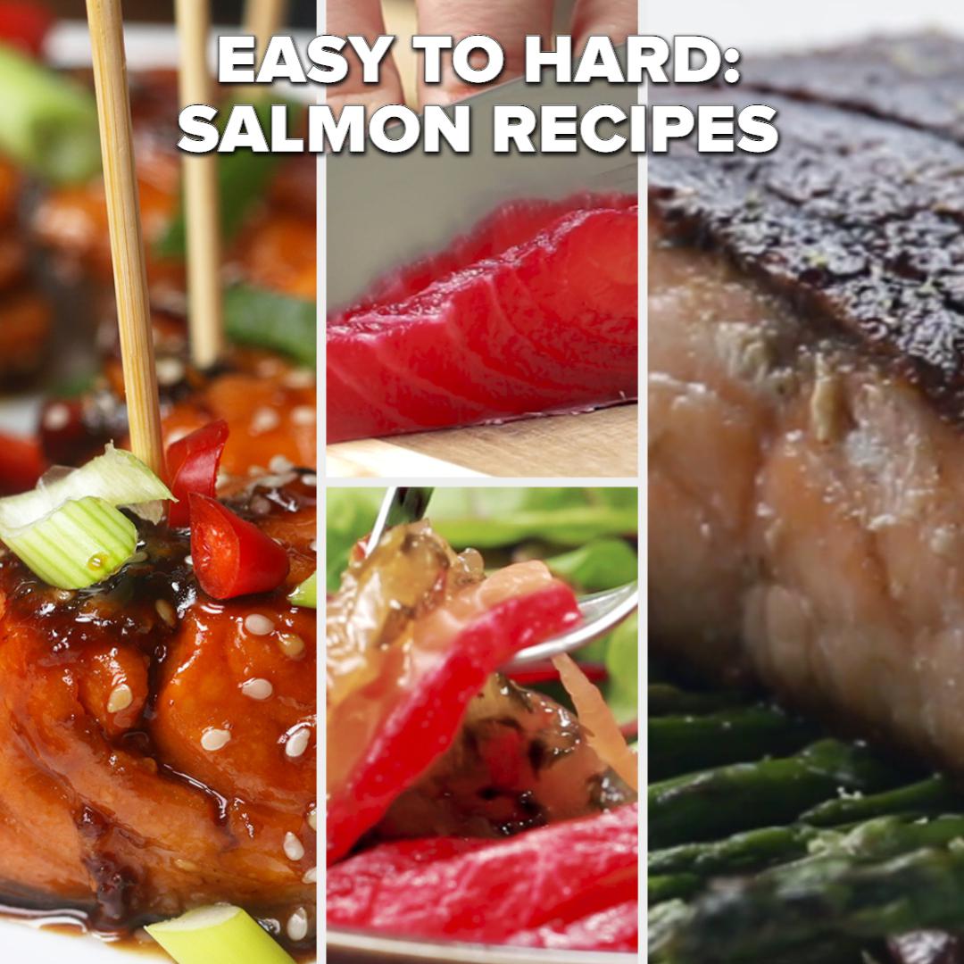 Easy To Hard: Salmon Recipes