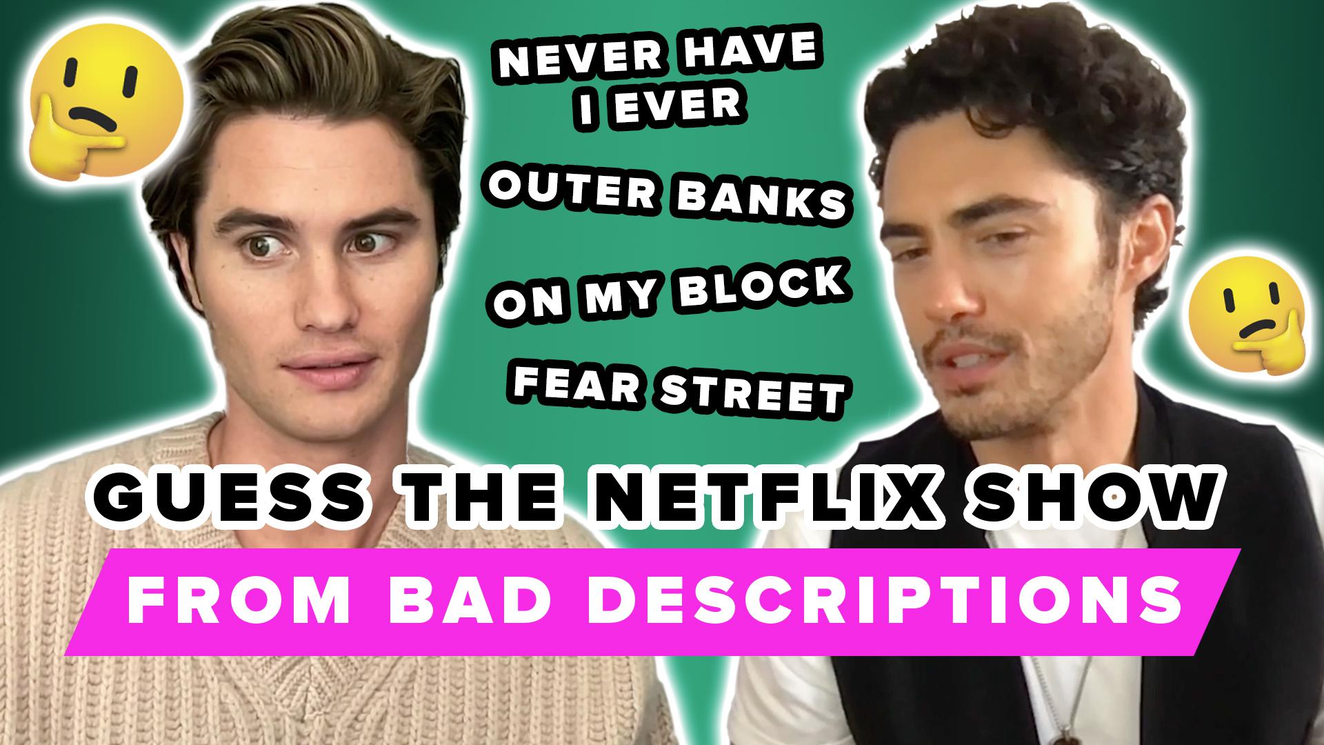 Netflix Stars Guess Netflix Shows From Bad Descriptions