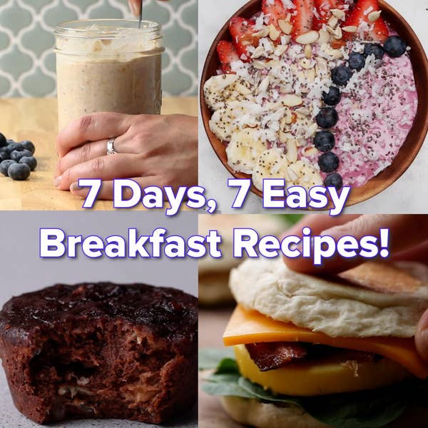 Quick Breakfast Recipes For Each Day Of The Week