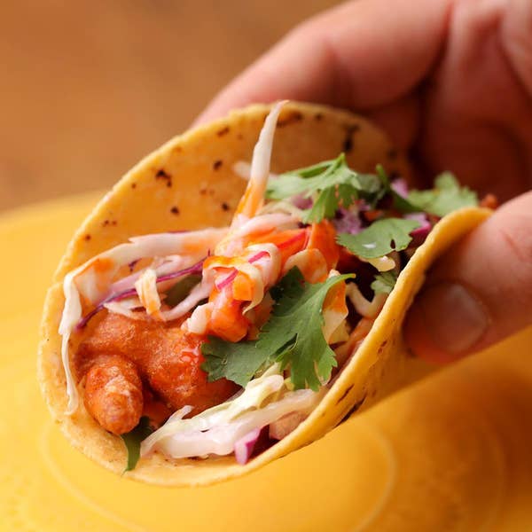 Beer-Battered Lobster Tacos