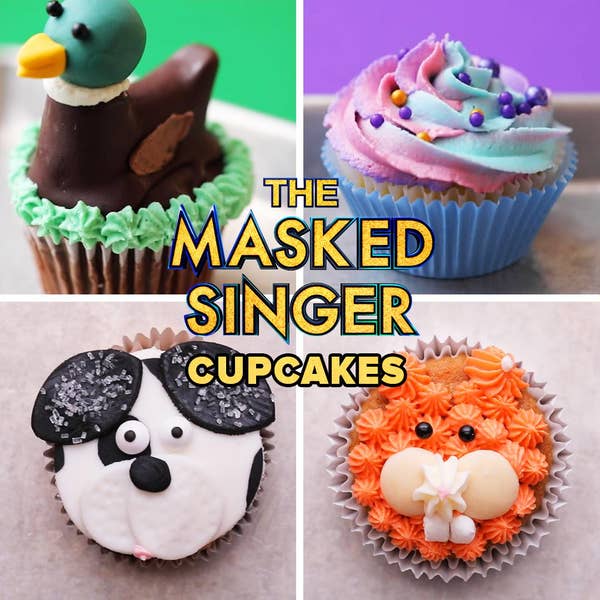 Masked Singer Viewing Party Cupcakes