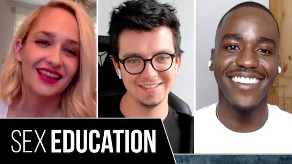 The cast of "Sex Education".