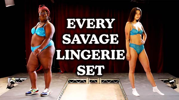 We Try Every Lingerie Set From Savage X Fenty