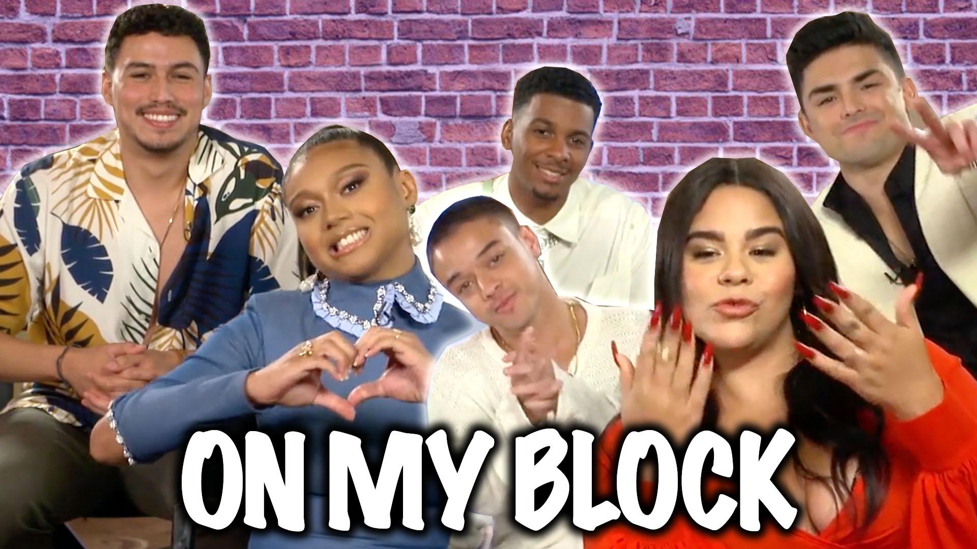 Can the On My Block Cast Finish the On My Block Line  React  YouTube