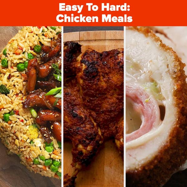 Easy To Hard: Chicken Meals
