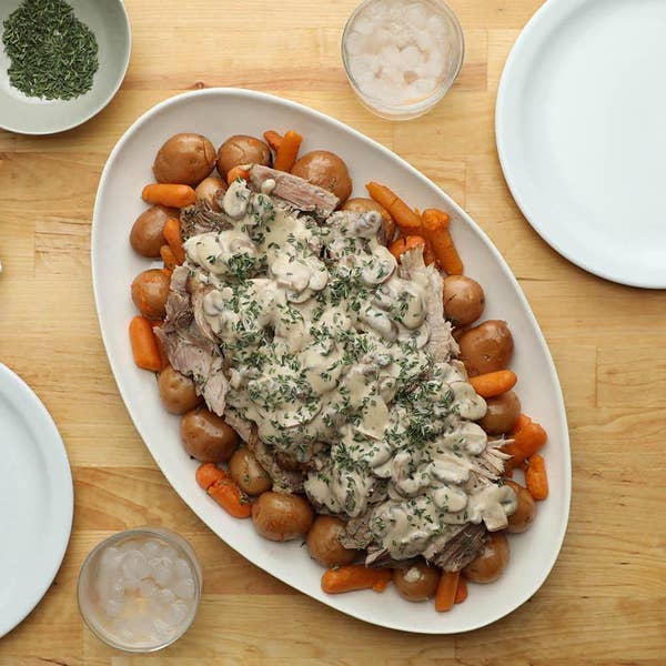 Instant Pot Creamy Herb Pork