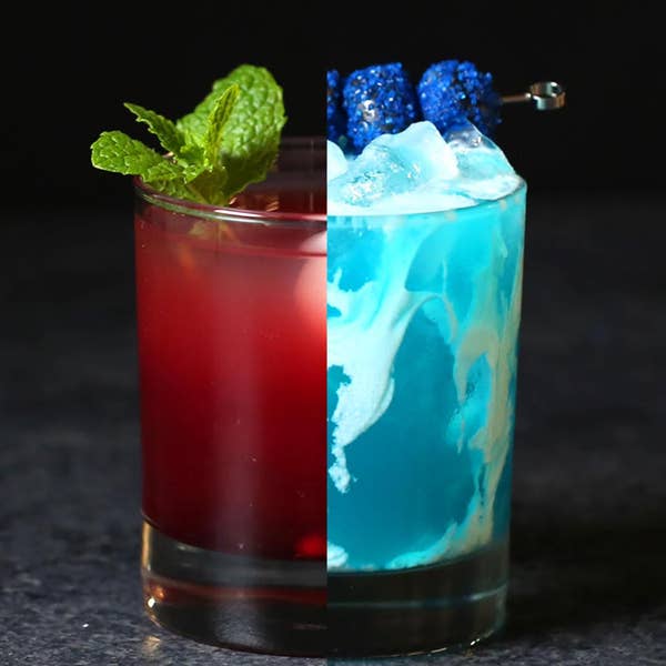 Red & Blue Pill Cocktails