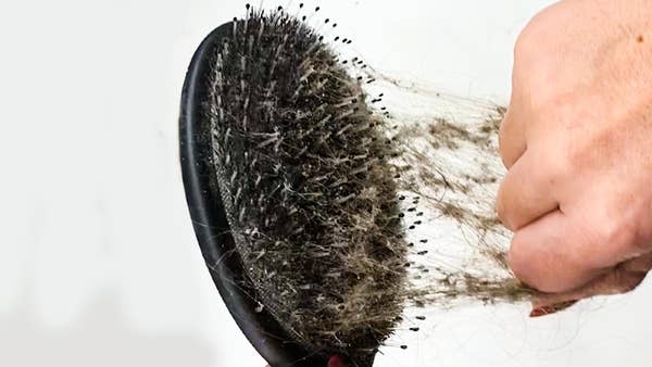 Cleaning My Hair Brush For The First Time Ever