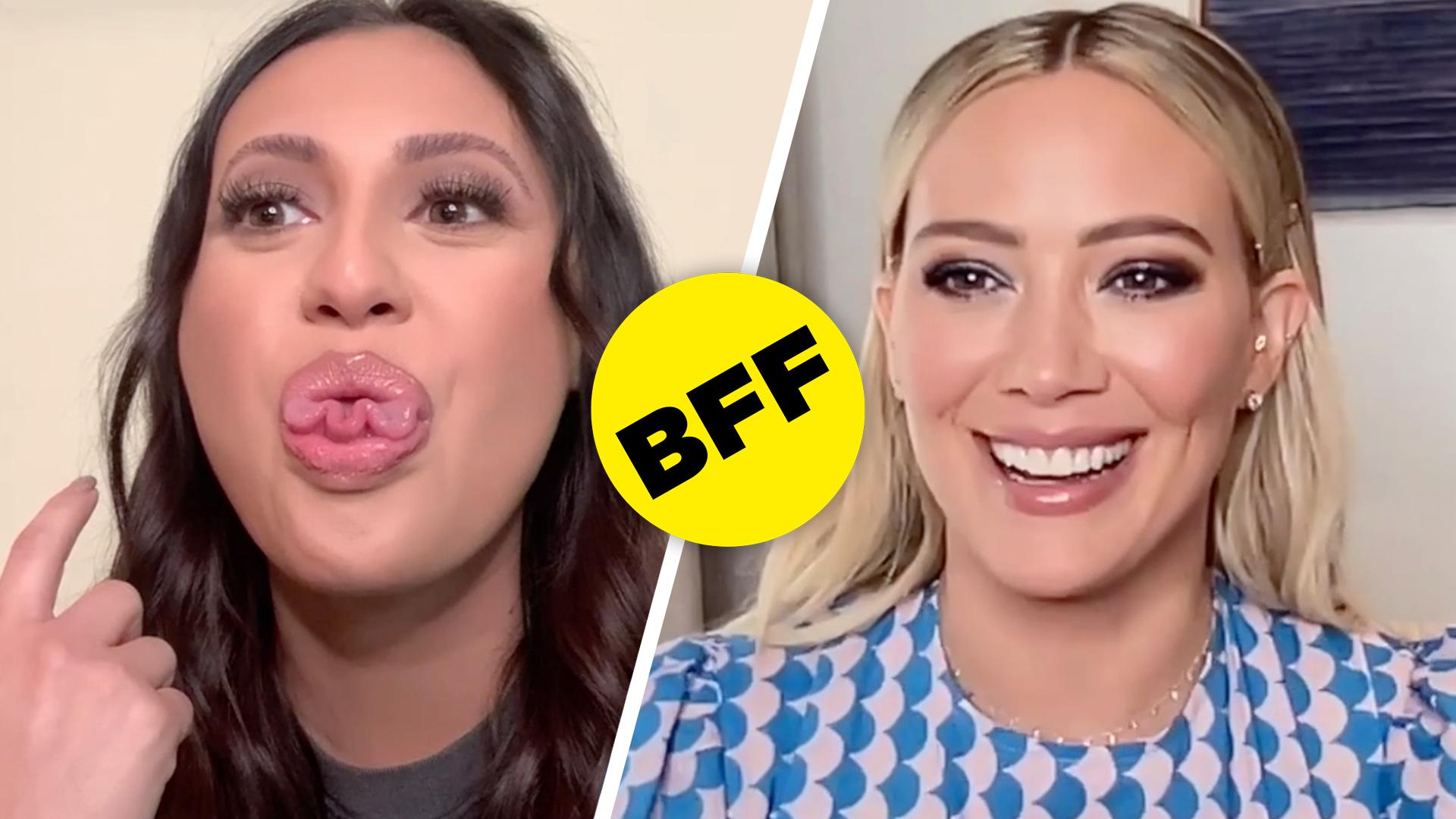 1920px x 1080px - Hilary Duff and Francia Raisa Take The Co-Star Test