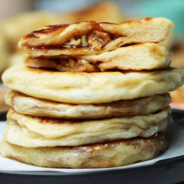 Hotteok (Korean Sweet Pancakes)