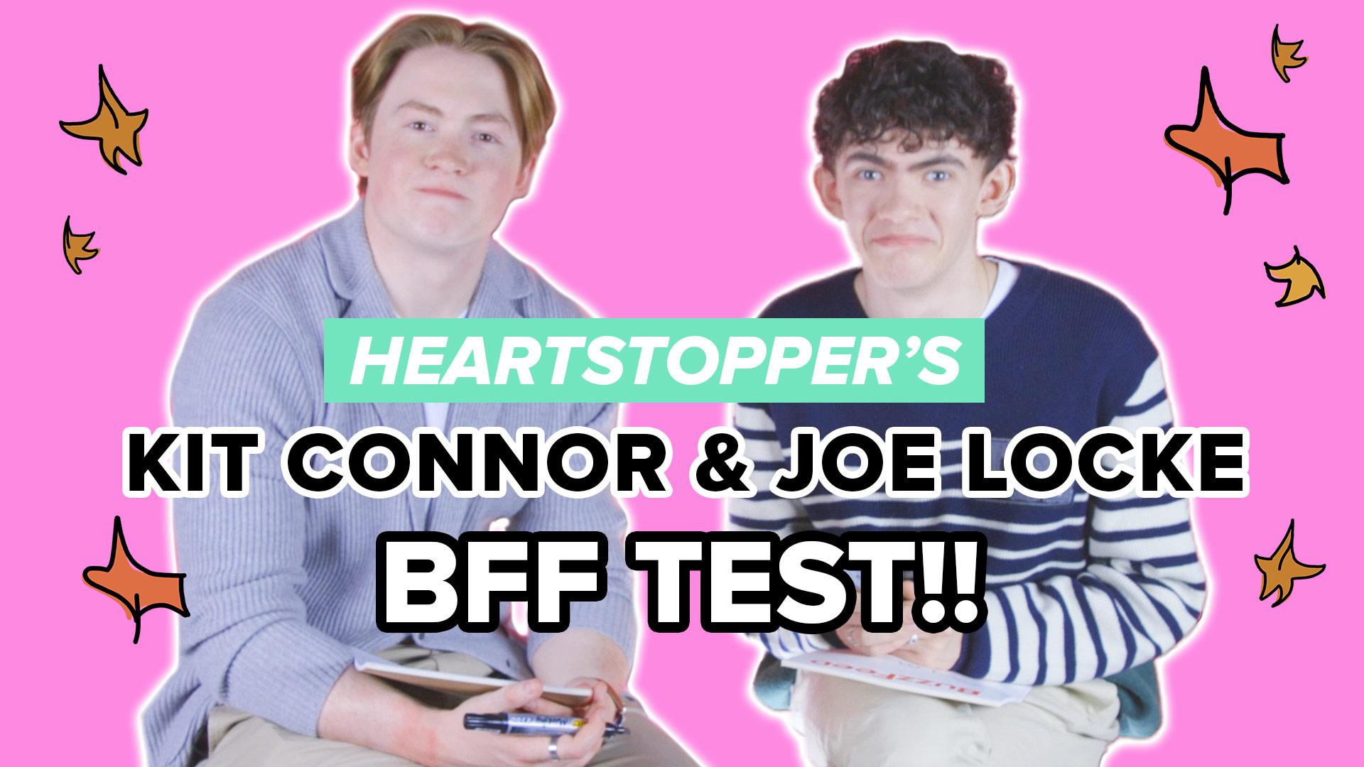 Heartstopper Stars Joe Locke and Kit Connor are IRL BFFs  Them