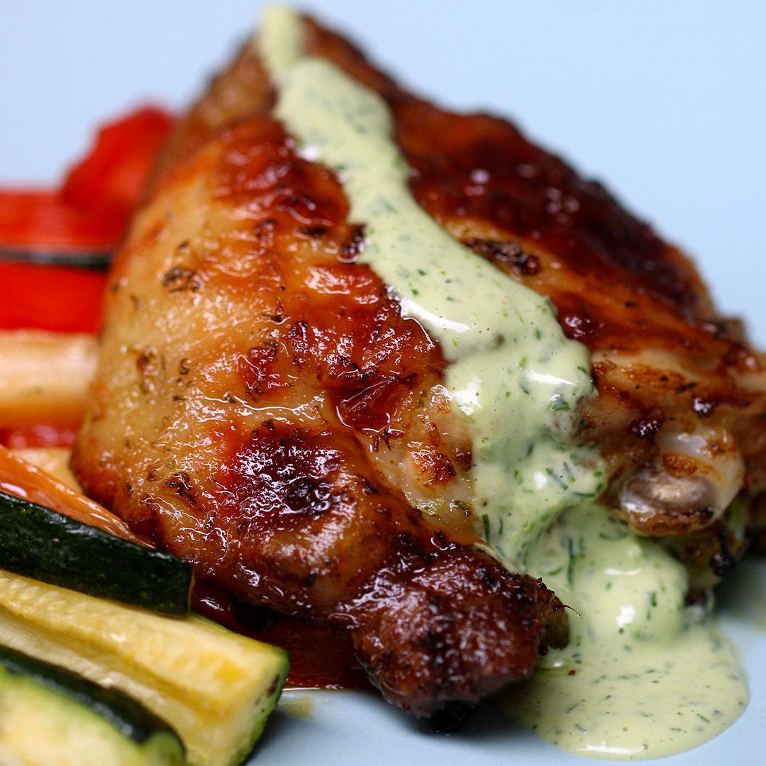 Green Goddess Chicken Recipe by Tasty