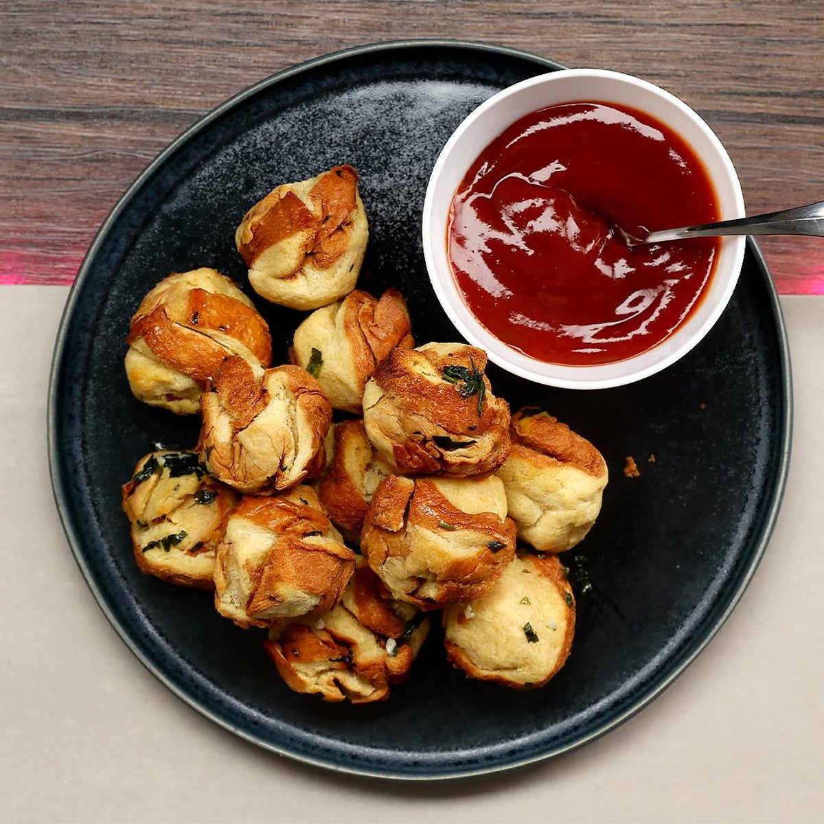 Grilled Cheese Orbs With Knight’s Ketchup Recipe by Tasty-image