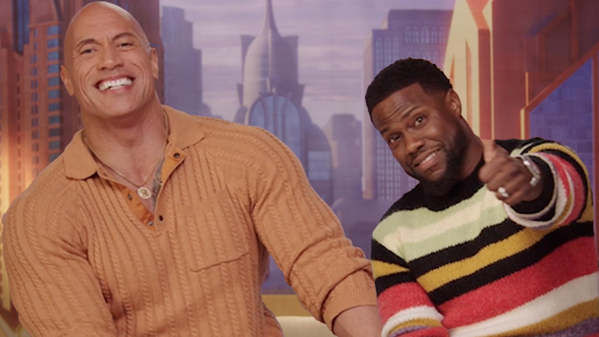 Dwayne Johnson And Kevin Hart Take The Co-star Test