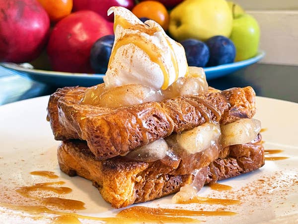 Caramel Apple Pie French Toast