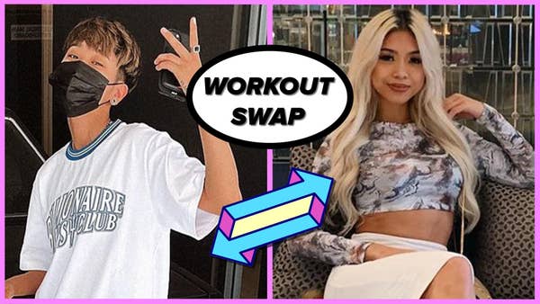 Masc & Femme Lesbians Swap Workout Routines